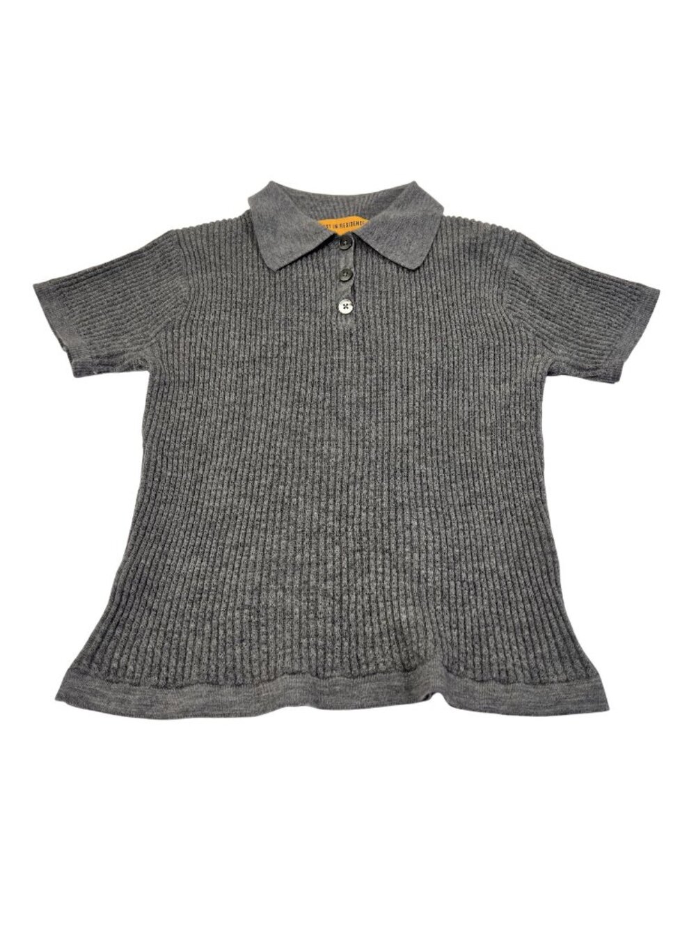Guest in Residence Shrunken Polo in Steel